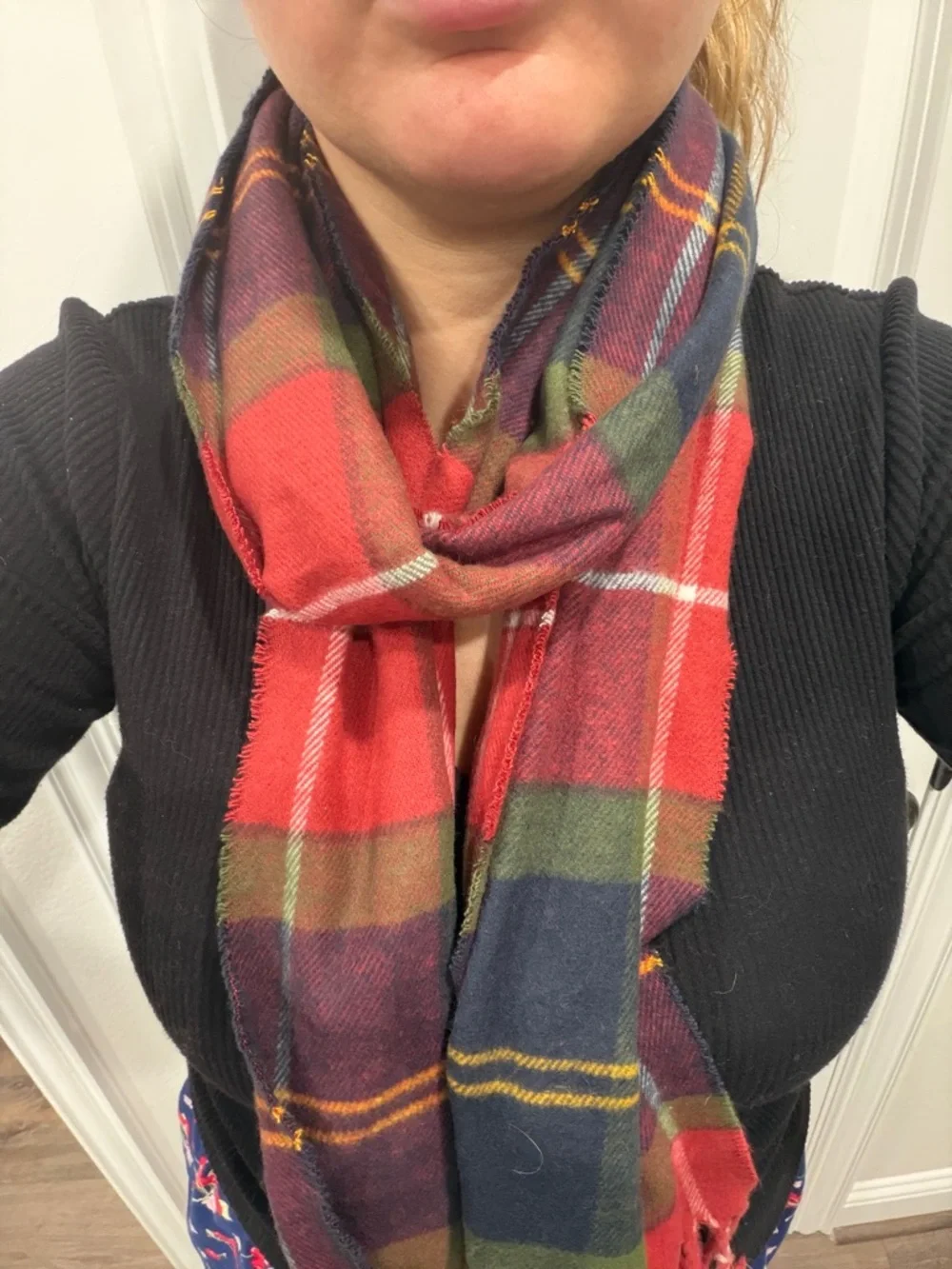 Barbour Tartan Scarf - Picture 2 of 5